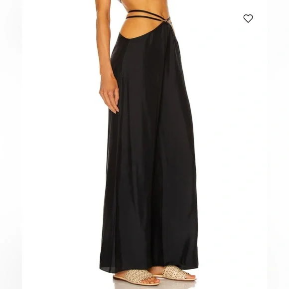Cult Gaia Black Wide-Leg Pants - Picture 3 of 8